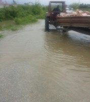2.Поплавениот пат покрај магистралниот канал Здујне Пирок во атар на село Градец. 14.05.2019.год
