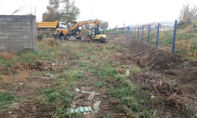 Regular daily tasks included putting up a fence around the yard of the Bitola/Manastir subsidiary premises on 04-07 Nov 2019 